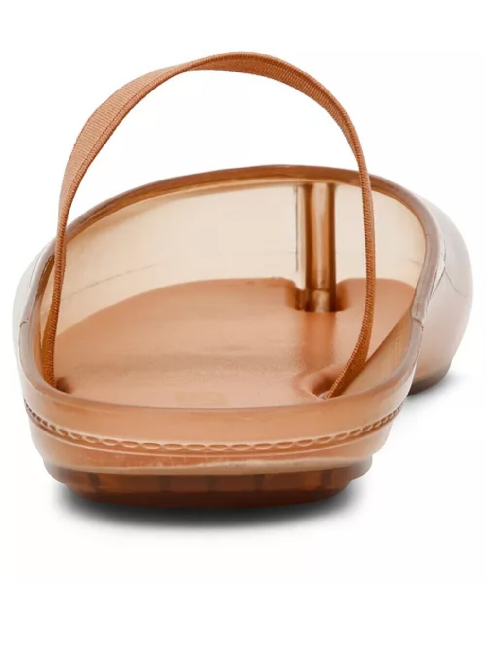 Steve Madden Cova Split Toe Tabi Jelly Mule Flats In Blush - Picture 7 of 9